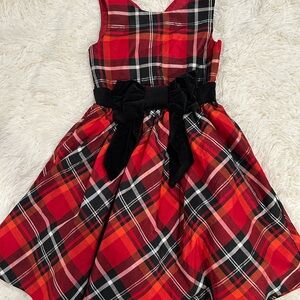 Gymboree Red and Black Plaid Formal Dress